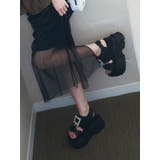 Mafmof10cmメガ厚底クラッシュソールビジューテックスニーカーサンダル | Mafmof | 詳細画像11