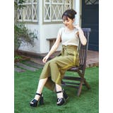 Mafmof(マフモフ)11cmチャンキーヒールパールバックル厚底サンダル | Mafmof | 詳細画像5
