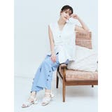 Realta(レアルタ)4cmヒールシアーフリルサンダル | Mafmof | 詳細画像5
