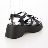 Realta(レアルタ)6cm厚底ソールダブルリボンストラップサンダル | Mafmof | 詳細画像4