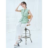 Mafmof(マフモフ)13cmヒール厚底ユニットソールクロスベルトサンダル | Mafmof | 詳細画像4 