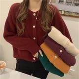 着回しが効く長袖ニットカーディガン カーディガン ニット | maison de LATIR | 詳細画像19