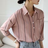 ピンク | ストライプシャツ ストライプシャツ シャツ | maison de LATIR