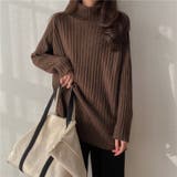 優しい質感タートルネックで暖か美シルエットリブニット シンプル韓国ファッション | maison de LATIR | 詳細画像22