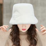 ホワイト | 暖かかわいい。女子力アップもこもこファーバケットハット ボア ファー | maison de LATIR