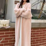 ピンク | シャギーニットあったかふわふわロングカーディガン カーディガン ロングカーディガン | maison de LATIR