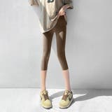 7分ブラウン | レギンス スポーツ ヨガ 普段使い 韓国スタイル | maison de LATIR