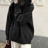 厚手のゆるふわニット ニット セーター | maison de LATIR | 詳細画像1 