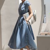 ブルー | ノースリーブ ワンピース 半袖 | maison de LATIR