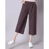 ブラウン | クロップドパンツ ひざ丈 7分丈 | maison de LATIR