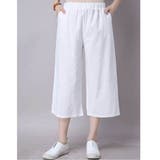 ホワイト | クロップドパンツ ひざ丈 7分丈 | maison de LATIR