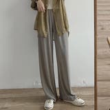 グレー | ラフパンツ ウエストゴム レディース | maison de LATIR
