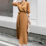 オレンジ | プリーツワンピース ワンピース ワンピース | maison de LATIR