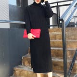 ブラック | ワンピース ニットワンピース ケーブル編み | maison de LATIR