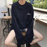 ブラック | ゆったり大きいサイズ ロンT 長袖 | maison de LATIR
