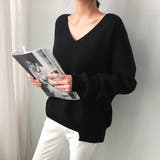 ブラック | ニット セーター トップス | maison de LATIR