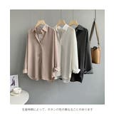 きれいめシルエットのルーズドレープシャツ シンプル 無地 | maison de LATIR | 詳細画像2