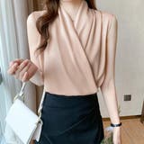 一枚で上品ノースリーブシャーリングの立体感、夏服ブラウス | maison de LATIR | 詳細画像15