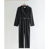 大人上品なオールインワンスーツ スリット きれいめ | maison de LATIR | 詳細画像22 