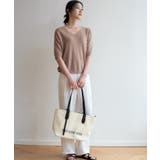 プチハイネックで大人サマーニット 5分袖 シンプル | maison de LATIR | 詳細画像19 