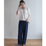 プチハイネックで大人サマーニット 5分袖 シンプル | maison de LATIR | 詳細画像41 