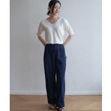 プチハイネックで大人サマーニット 5分袖 シンプル | maison de LATIR | 詳細画像55 