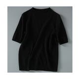 プチハイネックで大人サマーニット 5分袖 シンプル | maison de LATIR | 詳細画像64 