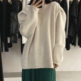クルーネックデザインのふんわりニット | maison de LATIR | 詳細画像3