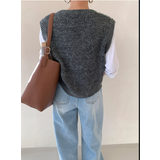 Vネックゆるシルエットのニットベスト | maison de LATIR | 詳細画像11