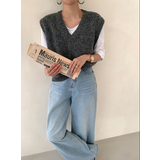 Vネックゆるシルエットのニットベスト | maison de LATIR | 詳細画像5