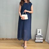 女性らしいシルエットが可愛いノースリーブプリーツロングワンピース パーティー 結… | maison de LATIR | 詳細画像20