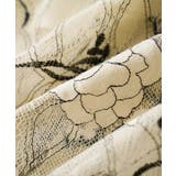 華奢見え抜群！可憐なフリルスリーブレースワンピース ベージュ フラワーモチーフ刺… | maison de LATIR | 詳細画像17 