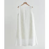 おしゃれな夏服。一枚でこなれる上品シャギーフリンジIラインワンピース | maison de LATIR | 詳細画像21 