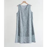おしゃれな夏服。一枚でこなれる上品シャギーフリンジIラインワンピース | maison de LATIR | 詳細画像26 