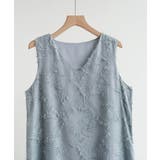 おしゃれな夏服。一枚でこなれる上品シャギーフリンジIラインワンピース | maison de LATIR | 詳細画像28 