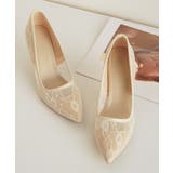 「レースの透け感が決め手。品よく華やぐご褒美パンプス」華やかな7cmピンヒールレ… | maison de LATIR | 詳細画像8 