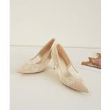 「レースの透け感が決め手。品よく華やぐご褒美パンプス」華やかな7cmピンヒールレ… | maison de LATIR | 詳細画像12 