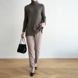 きちんと感×リラックスな冬パンツ ロング ボトム | maison de LATIR | 詳細画像12 