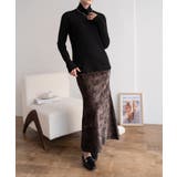 季節感を演出するベロアタイト フィッシュテールスカート レディース | maison de LATIR | 詳細画像18 