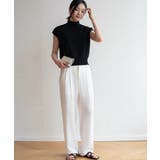 一枚で夏服がオシャレに着こなせる!フレンチスリーブハイネック半袖サマーニット | maison de LATIR | 詳細画像4