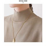 シンプルなデザインが上品なフレンチスリーブハイネックニットトップス モックネック | maison de LATIR | 詳細画像60 