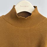 シンプルなデザインが上品なフレンチスリーブハイネックニットトップス モックネック | maison de LATIR | 詳細画像64 