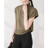 一枚で夏服がオシャレに着こなせる!フレンチスリーブハイネック半袖サマーニット | maison de LATIR | 詳細画像7