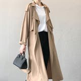 ベージュ | トレンチコート きれいめ コート | maison de LATIR