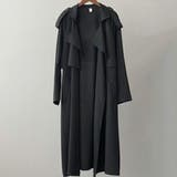 ブラック | トレンチコート きれいめ コート | maison de LATIR