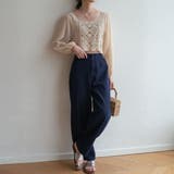 こなれ感をプラスしてくれる旬なカービングデニム ボトム 個性的 | maison de LATIR | 詳細画像10 