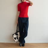 こなれ感をプラスしてくれる旬なカービングデニム ボトム 個性的 | maison de LATIR | 詳細画像14 