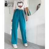 ウエストフックルーズデニム ゆったり ストレートパンツ | maison de LATIR | 詳細画像2
