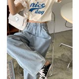 ウエストフックルーズデニム ゆったり ストレートパンツ | maison de LATIR | 詳細画像5