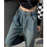 ウエストフックルーズデニム ゆったり ストレートパンツ | maison de LATIR | 詳細画像7